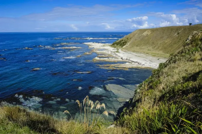 Framed Print : View from the cliff top over the Kaikoura Peninsula, South Island, New Zealand, Pacific Framed Print : View from the cliff top over the Kaikoura Peninsula, South Island, New Zealand, Pacific