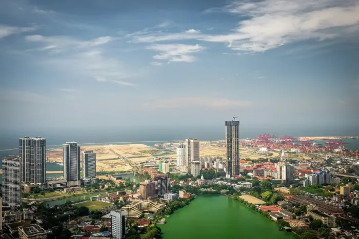 Framed Print : View over Colombo from the Lotus Tower, Colombo, Sri Lanka Framed Print : View over Colombo from the Lotus Tower, Colombo, Sri Lanka