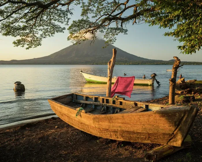 Framed Print : View of Concepcion Volcano at sunset, Ometepe Island, Rivas State, Nicaragua, Central America Framed Print : View of Concepcion Volcano at sunset, Ometepe Island, Rivas State, Nicaragua, Central America