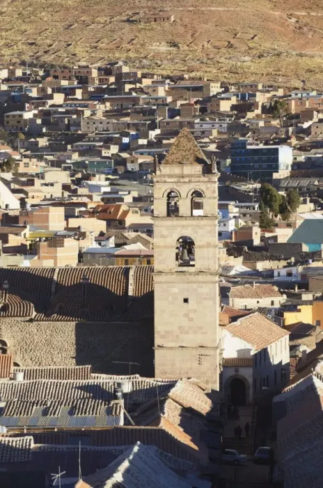 Framed Print : View of Convento de San Francisco, Potosi, UNESCO World Heritage Site, Bolivia, South America