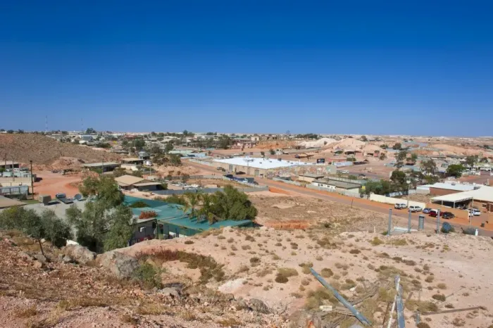 Framed Print : View over Coober Pedy, South Australia, Australia, Pacific Framed Print : View over Coober Pedy, South Australia, Australia, Pacific