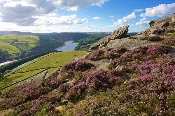 View from Derwent Edge, Peak District National Park, Derbyshire, England, United Kingdom