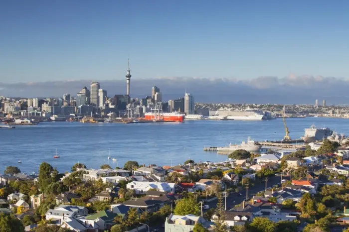 Framed Print : View of Devonport and Auckland skyline, Auckland, North Island, New Zealand, Pacific Framed Print : View of Devonport and Auckland skyline, Auckland, North Island, New Zealand, Pacific