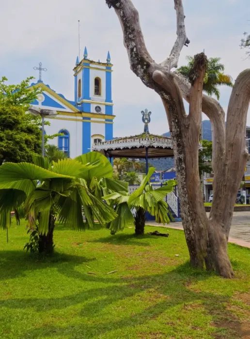 Framed Print : View of the Exaltacao da Santa Cruz Church, Ubatuba, State of Sao Paulo, Brazil Framed Print : View of the Exaltacao da Santa Cruz Church, Ubatuba, State of Sao Paulo, Brazil