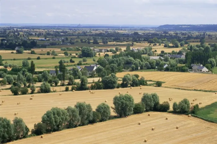 Framed Print : View across fields to Mont St. Michel, Mont-Dol, Ille-et-Vilaine, Brittany Framed Print : View across fields to Mont St. Michel, Mont-Dol, Ille-et-Vilaine, Brittany