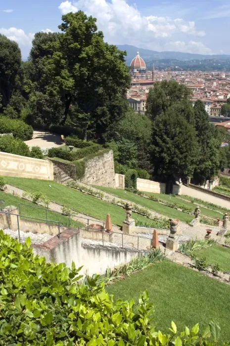 Framed Print : View out over Florence from the Bardini Garden, The Bardini Garden, Florence (Firenze) Framed Print : View out over Florence from the Bardini Garden, The Bardini Garden, Florence (Firenze)