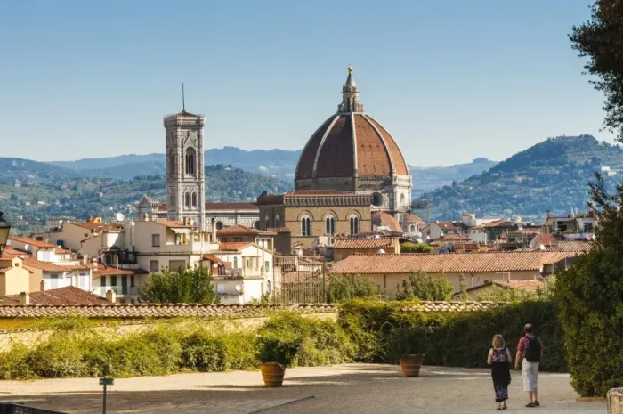Framed Print : View of Florence from Boboli gardens, Florence (Firenze), UNESCO World Heritage Site, Tuscany, Italy, Europe Framed Print : View of Florence from Boboli gardens, Florence (Firenze), UNESCO World Heritage Site, Tuscany, Italy, Europe