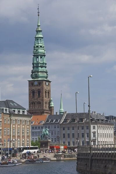 View along the FR Holmes canal, Copenhagen, Denmark, Scandinavia, Europe