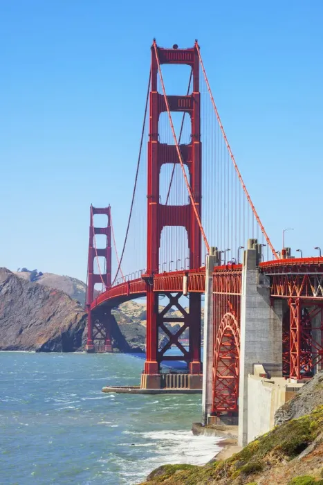 Framed Print : View of Golden Gate Bridge, San Francisco, California, United States of America