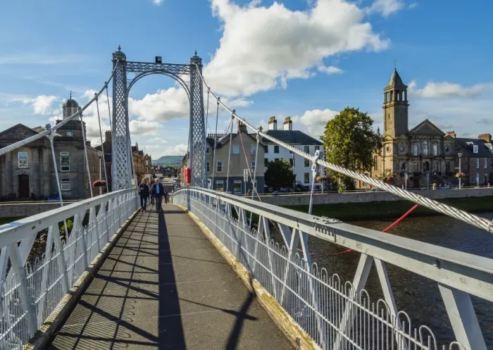 Framed Print : View of the Greig Street Bridge, Inverness, Highlands, Scotland, United Kingdom, Europe Framed Print : View of the Greig Street Bridge, Inverness, Highlands, Scotland, United Kingdom, Europe
