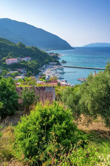 Framed Print : View of harbour in Poros, Poros, Kefalonia, Ionian Islands, Greek Islands, Greece, Europe Framed Print : View of harbour in Poros, Poros, Kefalonia, Ionian Islands, Greek Islands, Greece, Europe