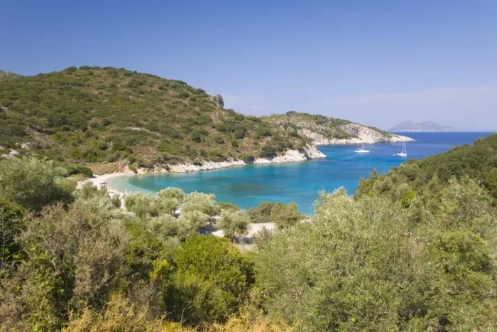 Framed Print : View from hillside over Filiatro Bay, near Vathy (Vathi), Ithaca (Ithaki), Ionian Islands, Greek Islands, Greece, Europe Framed Print : View from hillside over Filiatro Bay, near Vathy (Vathi), Ithaca (Ithaki), Ionian Islands, Greek Islands, Greece, Europe