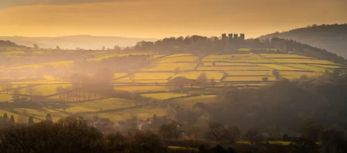 Framed Print : View of hilltop Riber Castle during winter at sunset, Riber, Matlock, Derbyshire, England, United Kingdom, Europe Framed Print : View of hilltop Riber Castle during winter at sunset, Riber, Matlock, Derbyshire, England, United Kingdom, Europe