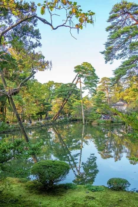 Framed Print : View of Hisago-ike Pond and Yugao-tei (Gourd Tea House) in Kenrokumachi Japanese Garden, Kanazawa City, Ishikawa Prefecture, Honshu, Japan Framed Print : View of Hisago-ike Pond and Yugao-tei (Gourd Tea House) in Kenrokumachi Japanese Garden, Kanazawa City, Ishikawa Prefecture, Honshu, Japan