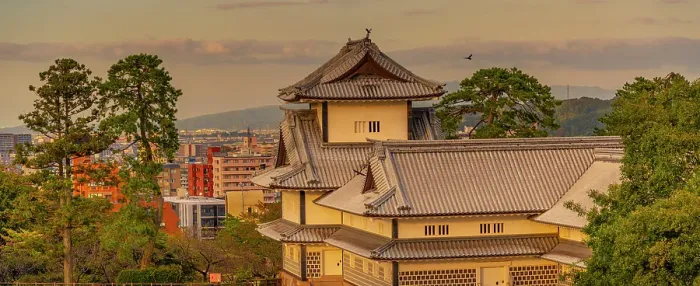 Framed Print : View of Hishi Yagura at sunset, Kanazawa Castle, Kanazawa City, Ishikawa Prefecture, Honshu, Japan Framed Print : View of Hishi Yagura at sunset, Kanazawa Castle, Kanazawa City, Ishikawa Prefecture, Honshu, Japan