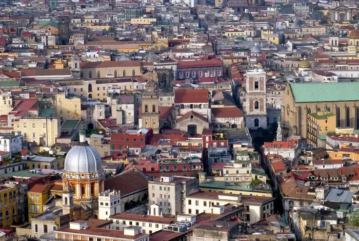 Framed Print : View over the historic center from the Belvedere of San Martino, Naples, Campania region, Italy, Europe Framed Print : View over the historic center from the Belvedere of San Martino, Naples, Campania region, Italy, Europe