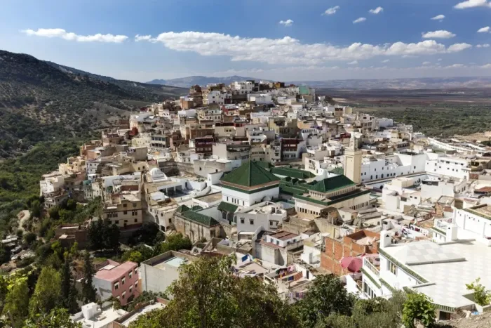 Framed Print : View of the holy town of Moulay Idris, near Meknes, Morocco, North Africa, Africa Framed Print : View of the holy town of Moulay Idris, near Meknes, Morocco, North Africa, Africa