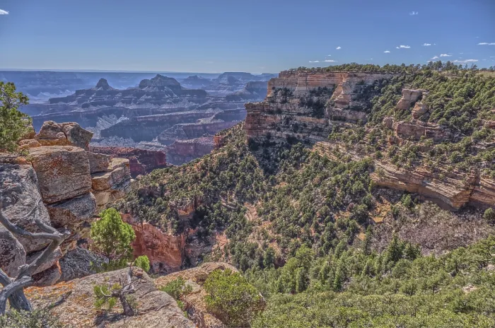 Framed Print : View of Honan Point on the North Rim of Grand Canyon National Park, Arizona, USA Framed Print : View of Honan Point on the North Rim of Grand Canyon National Park, Arizona, USA
