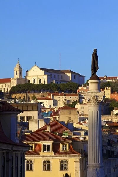 View of the Igreja da Graca Church in the Alfama district, Lisbon, Portugal, South West Europe