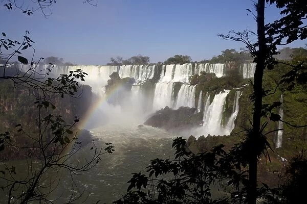 View of the Iguassu Falls from the Argentinian side, UNESCO World Heritage Site