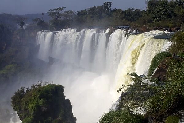 View of the Iguassu Falls from the Argentinian side, UNESCO World Heritage Site