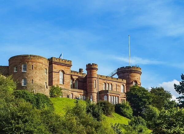 View of Inverness Castle, Inverness, Highlands, Scotland, United Kingdom, Europe