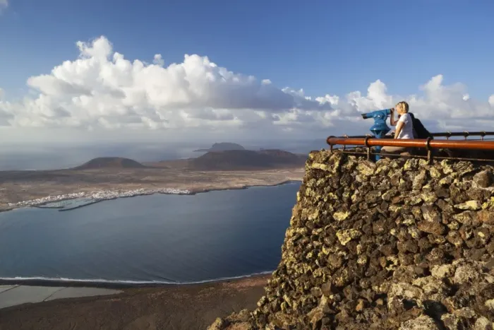 Framed Print : View to Isla Graciosa, Mirador del Rio, Lanzarote, Canary Islands, Spain Framed Print : View to Isla Graciosa, Mirador del Rio, Lanzarote, Canary Islands, Spain