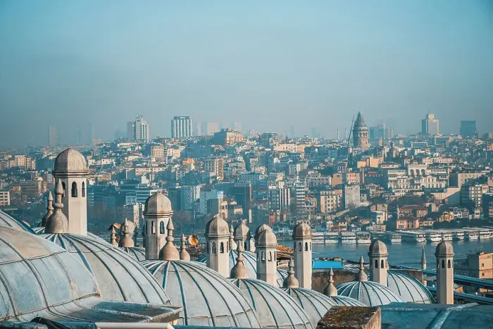 Framed Print : View over Istanbul and Galata Tower over a cluster of roof domes, , Istanbul, Turkey, Europe Framed Print : View over Istanbul and Galata Tower over a cluster of roof domes, , Istanbul, Turkey, Europe