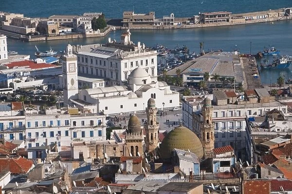 View over the Kasbah of Algiers, UNESCO World Heritage Site, Algiers, Algeria