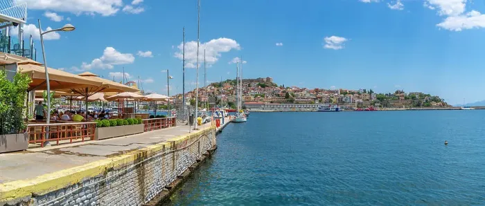 Framed Print : View of Kavala Fortress and boats in the port, Kavala, Dimos Kavalas, Eastern Macedonia and Thrace, Gulf of Thasos, Gulf of Kavala, Greece, Europe Framed Print : View of Kavala Fortress and boats in the port, Kavala, Dimos Kavalas, Eastern Macedonia and Thrace, Gulf of Thasos, Gulf of Kavala, Greece, Europe