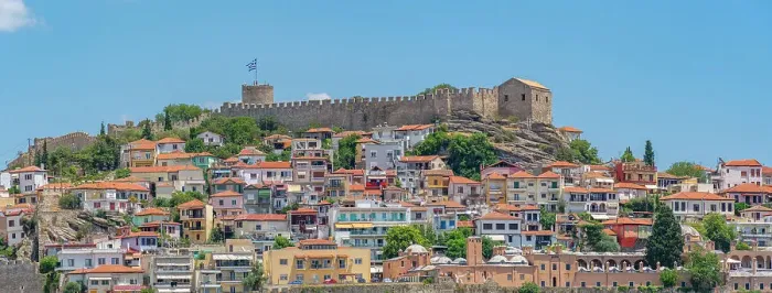 Framed Print : View of Kavala Fortress from the port, Kavala, Dimos Kavalas, Eastern Macedonia and Thrace, Gulf of Thasos, Gulf of Kavala, Greece, Europe Framed Print : View of Kavala Fortress from the port, Kavala, Dimos Kavalas, Eastern Macedonia and Thrace, Gulf of Thasos, Gulf of Kavala, Greece, Europe