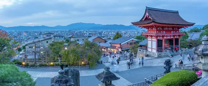 Framed Print : View of Kyoto and Kiyomizu-dera Niomon Gate at Kiyomizu-dera Temple at sunset, Kiyomizu, Higashiyama Ward, Kyoto, Honshu, Japan Framed Print : View of Kyoto and Kiyomizu-dera Niomon Gate at Kiyomizu-dera Temple at sunset, Kiyomizu, Higashiyama Ward, Kyoto, Honshu, Japan