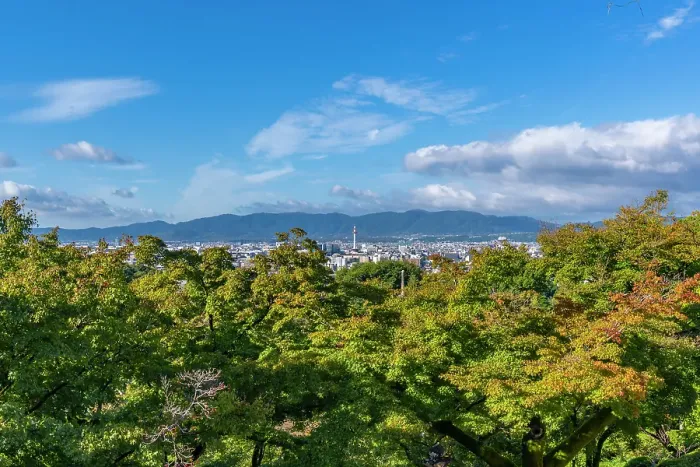 Framed Print : View of Kyoto and Nidec Kyoto Tower from Kiyomizu-dera Temple, Kiyomizu, Higashiyama Ward, Kyoto, Honshu, Japan Framed Print : View of Kyoto and Nidec Kyoto Tower from Kiyomizu-dera Temple, Kiyomizu, Higashiyama Ward, Kyoto, Honshu, Japan