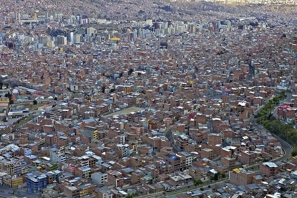 View over La Paz city, Bolivia, South America