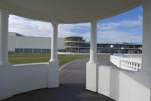 View of De la Warr Pavilion, Bexhill, Sussex, England, United Kingdom, Europe