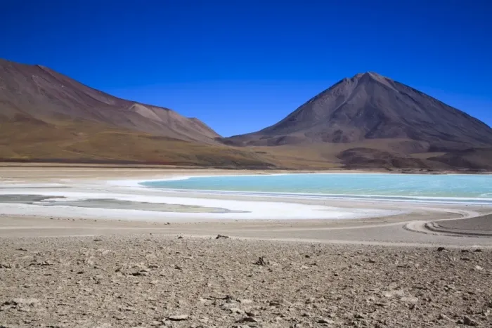 Framed Print : View of Laguna Verde, Bolivia, South America