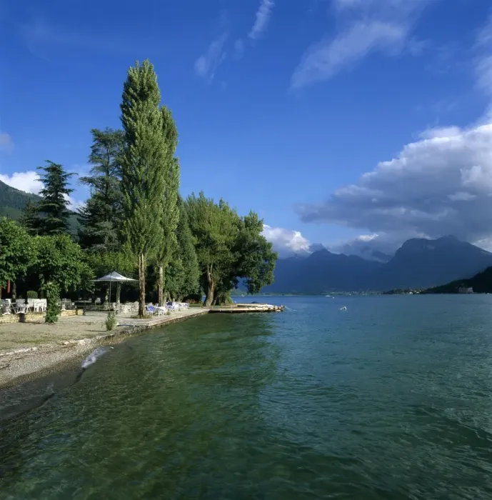 Framed Print : View along lake shore, Talloires, Lake Annecy, Rhone Alpes, France, Europe Framed Print : View along lake shore, Talloires, Lake Annecy, Rhone Alpes, France, Europe