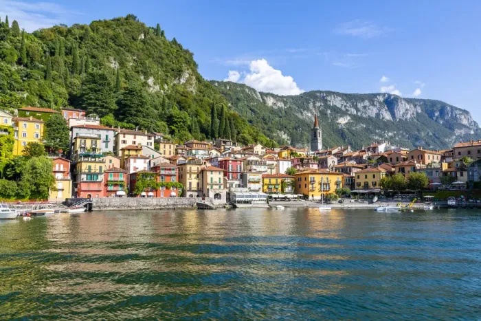 Framed Print : View of lake the village of Vezio, Province of Como, Lake Como, Lombardy, Italy, Europe Framed Print : View of lake the village of Vezio, Province of Como, Lake Como, Lombardy, Italy, Europe