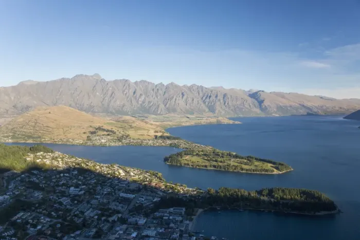 Framed Print : View over Lake Wakatipu to the Remarkables, sunset, Queenstown, Queenstown-Lakes district Framed Print : View over Lake Wakatipu to the Remarkables, sunset, Queenstown, Queenstown-Lakes district