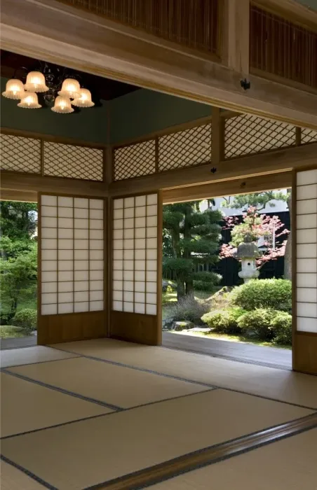 Framed Print : View of landscape garden at the Kyu Uchiyamake Samurai house in Echizen-Ono Framed Print : View of landscape garden at the Kyu Uchiyamake Samurai house in Echizen-Ono