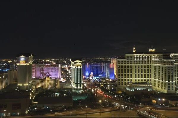 View of Las Vegas Strip from Voodo Bar in the Rio Hotel