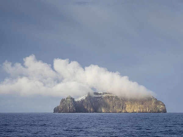 A view of Leskov Island, a volcanic island in the South Sandwich Islands, South Atlantic, Polar Regions