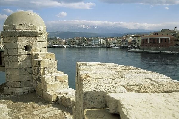 View from the lighthouse of Chania