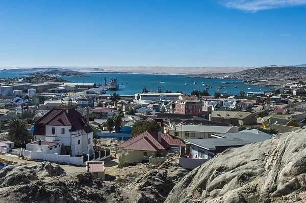 View over Luderitz, Namibia, Africa