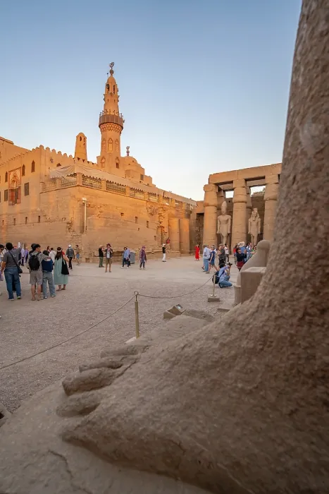 Framed Print : View of Luxor Temple during golden hour, Luxor, Egypt, Africa Framed Print : View of Luxor Temple during golden hour, Luxor, Egypt, Africa