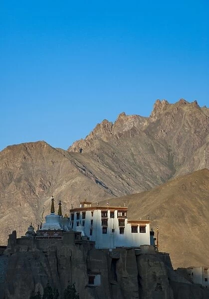 A view of the magnificent 1000-year-old Lamayuru Monastery in the remote region of