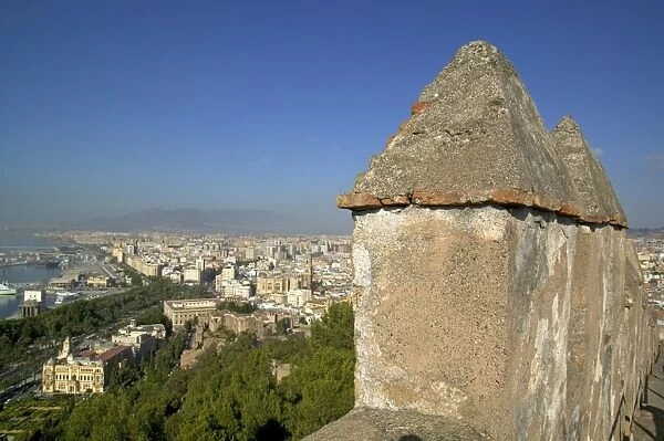 View of Malaga from Alcazaba