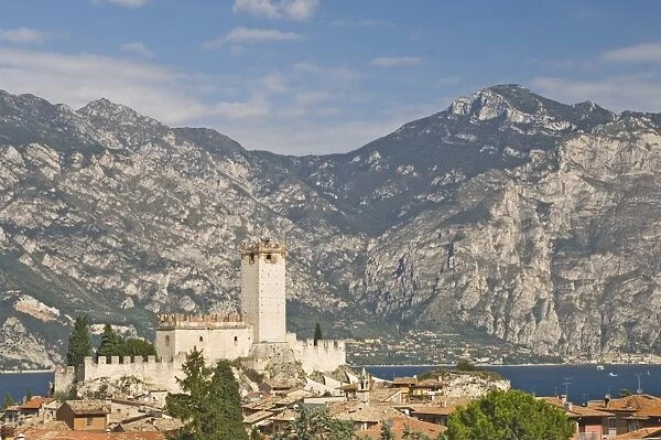 A view over Malcesine and the Scaligero Castle