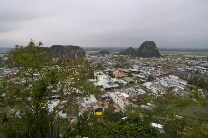 Framed Print : View from Marble Mountain, Vietnam, Indochina, Southeast Asia, Asia Framed Print : View from Marble Mountain, Vietnam, Indochina, Southeast Asia, Asia