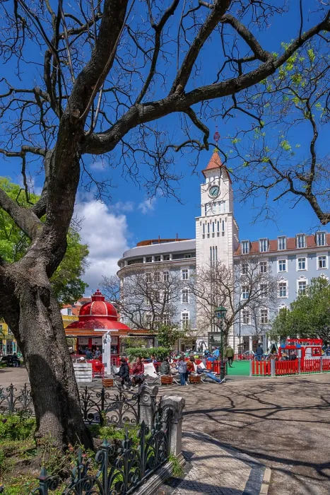 Framed Print : View of market stalls in Jardim Dom Luis Gardens on a sunny day, Lisbon, Portugal, Europe Framed Print : View of market stalls in Jardim Dom Luis Gardens on a sunny day, Lisbon, Portugal, Europe